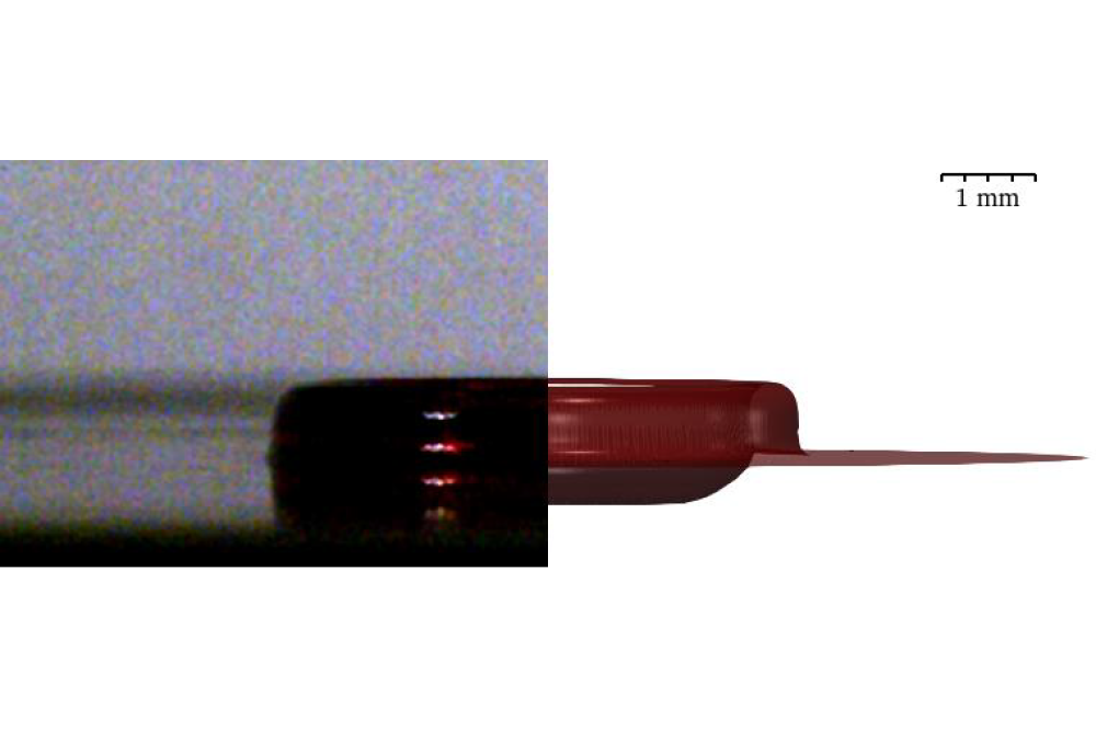 Bagheri, Milad_Numerical Simulation of the Interaction Between a Drop and a Liquid Wall Film_Figure3