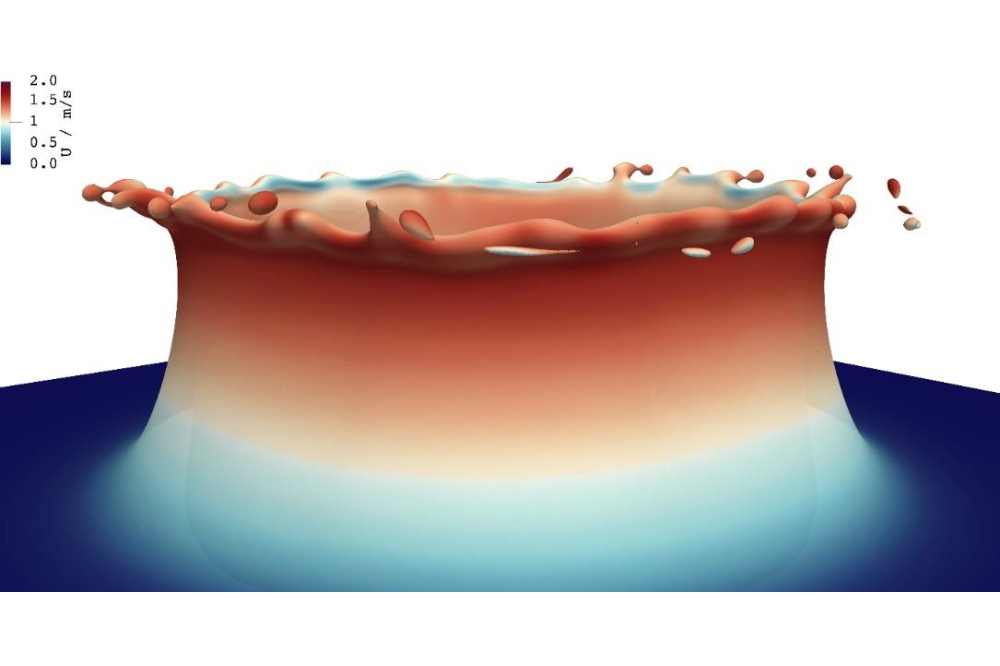 Bagheri, Milad_Numerical Simulation of the Interaction Between a Drop and a Liquid Wall Film_Figure4