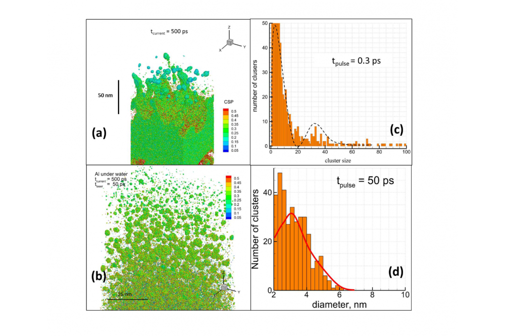Laser-Induced Generation Nanostructures and Nanoparticles of Different Materials in Different Media: Molecular Dynamics Investigation1